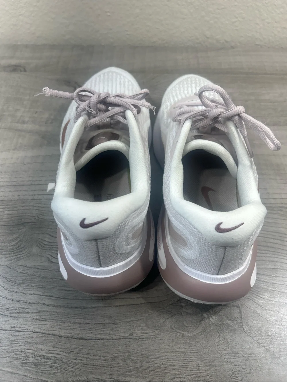 Nike Women’s Sneakers in Blush Pink and White